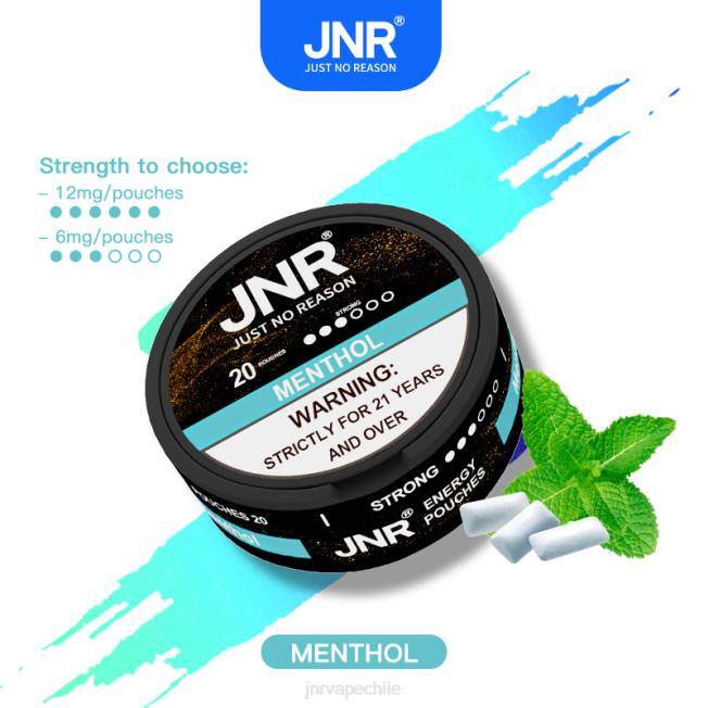 JNR vape review - bolsas de energía jnr mentol R008T102