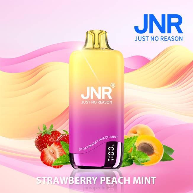 JNR vape flavours - arcoiris jnr fresa melocotón menta R008T267