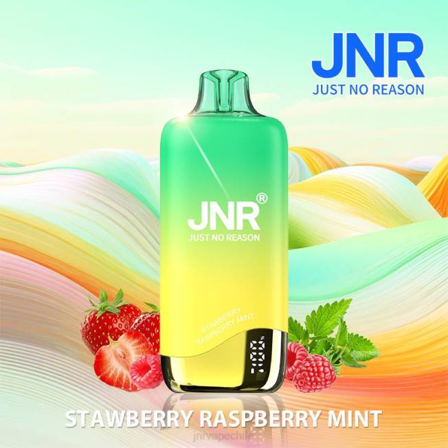 JNR vape pods - arcoiris jnr fresa frambuesa menta R008T268