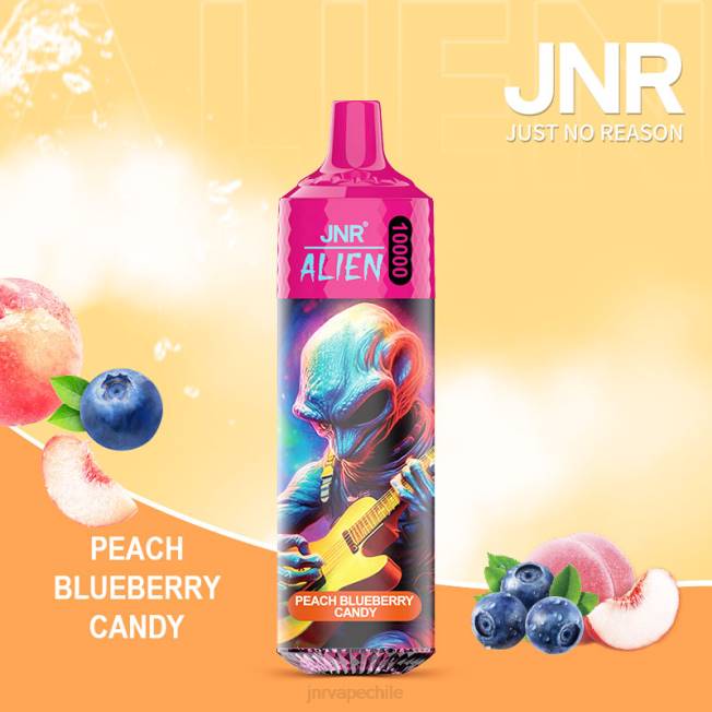 JNR vapes factory - extraterrestre junior caramelo de durazno y arándanos R008T150