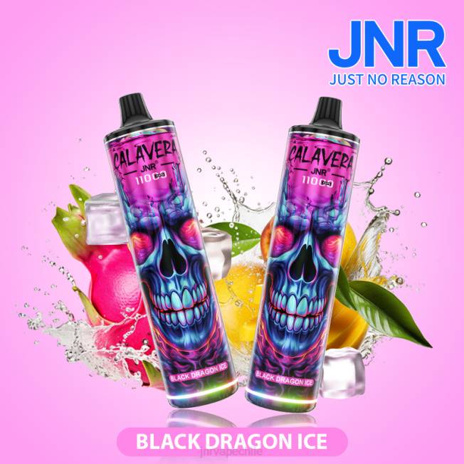 JNR vapes factory - jnr calavera hielo del dragón negro R008T300