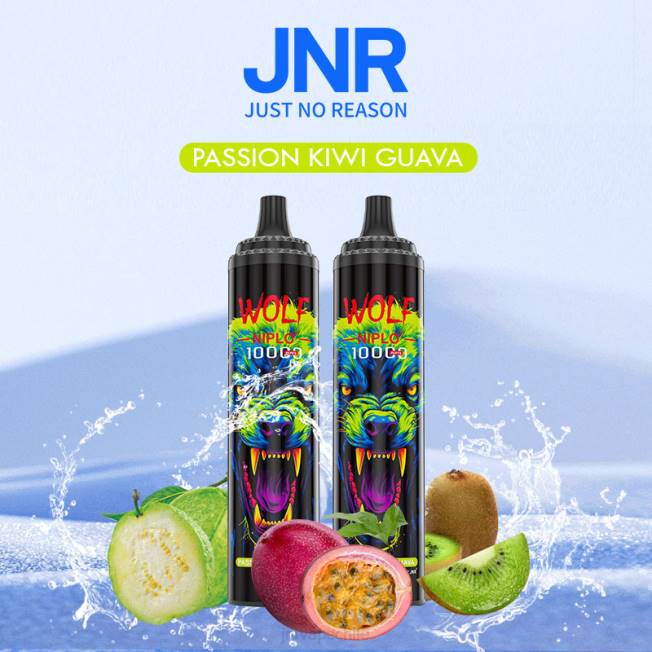 JNR vape review - jnr lobo niplo pasión kiwi guayaba R008T352