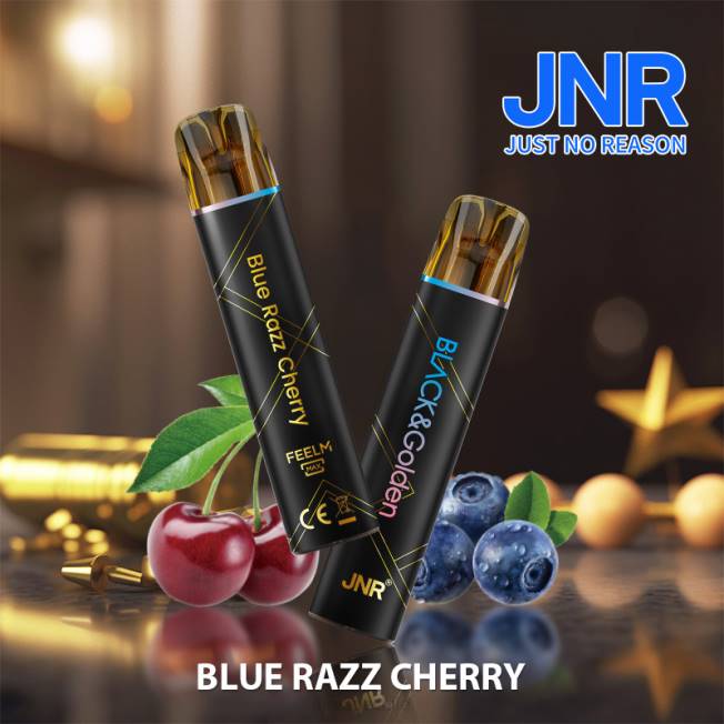 JNR vape review - jnr negro y dorado cereza azul R008T272