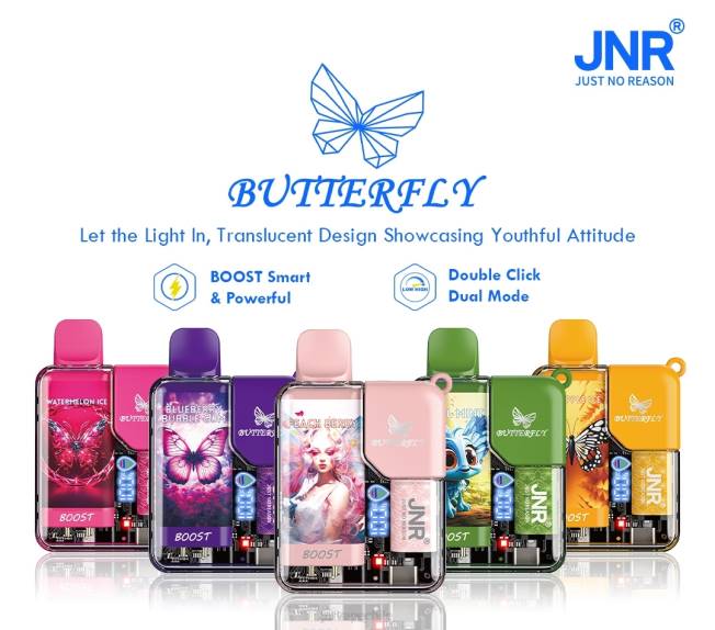 JNR vapes website - mariposa jnr baya de durazno R008T66