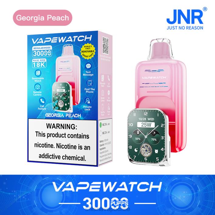 JNR reloj vapeador - JNR vape Santiago melocotón de georgia 2R8Z3