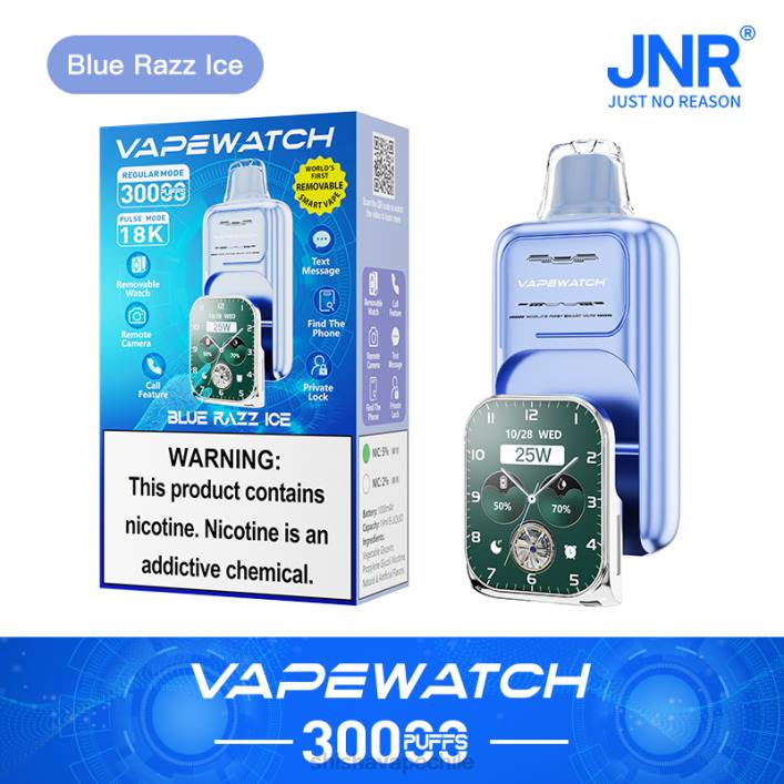 JNR reloj vapeador - JNR vape review hielo azul 2R8Z11