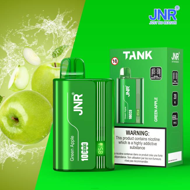 JNR vape nicotine content - tanque jnr manzana verde R008T29