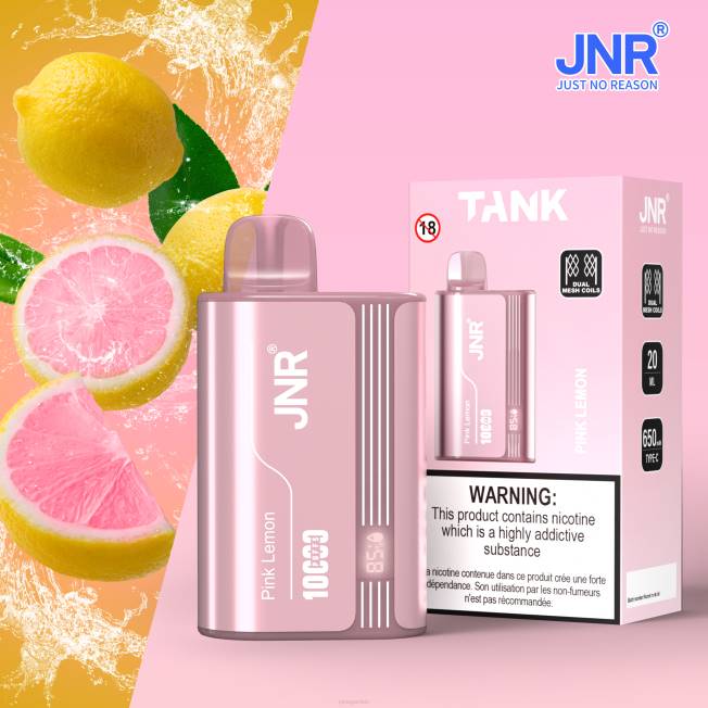 JNR vape review - tanque jnr limon rosa R008T32